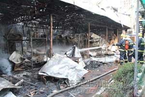 南稍門中貿廣場大火